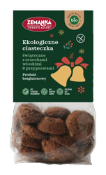Weihnachtsplätzchen mit Walnüssen und Gewürzen Glutenfrei Bio 100 g - Zemanka (Saisonprodukt)