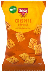 Crispies - Erbsensnack mit Paprikageschmack glutenfrei 100 g - Schar