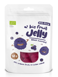 Schwarze Johannisbeere Fruchtgummi BIO 50 g - Diät-Lebensmittel
