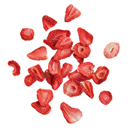 Gefriergetrocknete Erdbeerscheiben 500 g - TOLA