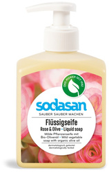 Bio Rosen-Oliven Flüssigseife 1000 ml – Sodasan