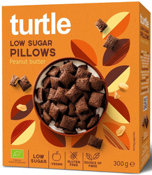 Müsli-Kissen mit Erdnusscreme Zuckerarm Glutenfrei Bio 300g - Turtle