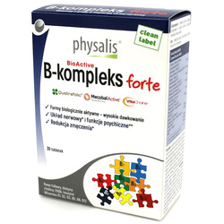 Vitamin B-Komplex forte Nahrungsergänzungsmittel 30 Tabletten - Physalis