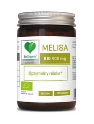 Bio Melissen-Extrakt Nahrungsergänzungsmittel (400 mg) 100 Tabletten – Be Organic