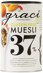 Glutenfreies Müsli 37% Trockenfrüchte und Samen 400 g