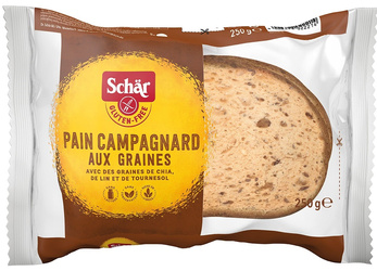 Pain Campagnard Aux Graines Mehrkornbrot, glutenfrei 250 g - Schar