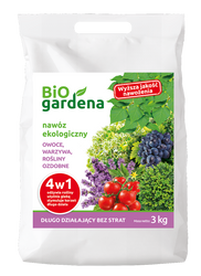 Dünger für Obst, Gemüse, Zierpflanzen 4in1 eco 3 kg - BIOGARDENA