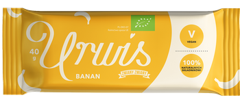 BAKALY BATON MIT BANANEN 'URWIS' GLUTENFREI BIO 40 g - VERÄNDERUNGEN VERÄNDERUNGEN