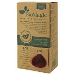 Haarfärbemittel Rotkastanie (4.58) 250 g - BIOMAGIC