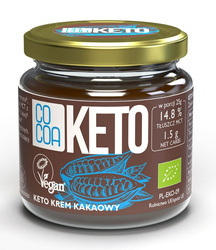 Kakao Keto Creme mit Mct Öl ohne Zuckerzusatz BIO 200 g - Kakao