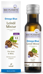 Omega blue - Leinölmischung (Walnüsse, Meeresalgen) bio 100 ml - BIO PLANETE