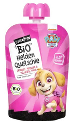 Erdbeer-Himbeer-Püree mit Haferflocken BIO 100 g Psi Patrol- Skye - PURE&FUN