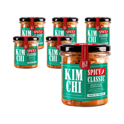 SET 6 x Kimchi Classic Würzig Pasteurisiert 280 g - Alte Freunde