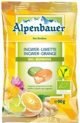 Ingwer-Limette und Ingwer-Orange gefüllte vegane Bonbons BIO 90 g