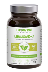 Ashwagandha-Extrakt (400 mg) Nahrungsergänzungsmittel 120 Kapseln - BIOWEN