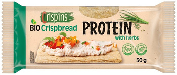 PROTEIN Knäckebrot mit Kräutern glutenfrei BIO 50 g