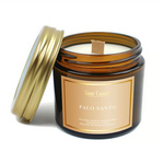 Soja-Duftkerze mit Holzdocht palo santo 120ml - Your Candle