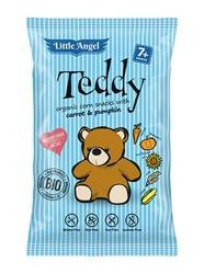Mini Teddy Karotte und Kürbis Mais Chips ab 7 Monaten glutenfrei bio 30g - Little Angel