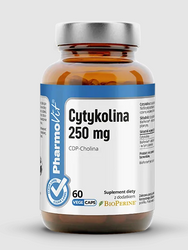 Cyticoline Nahrungsergänzungsmittel (250 mg) glutenfrei 60 Kapseln - Pharmovit (Clean Label)