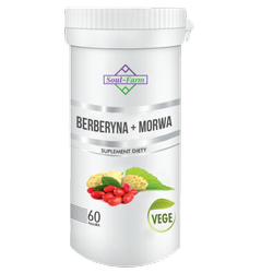Berberin + weißer Maulbeerextrakt Nahrungsergänzungsmittel 60 Kapseln (300 mg + 300 mg) - Soul Farm