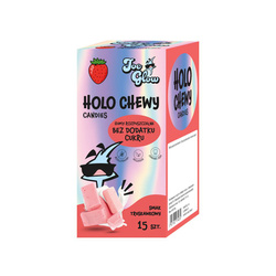 Zuckerfreie, glutenfreie, lösliche Erdbeer-Kaubonbons (15 Stück) 90 g – Joe Glow