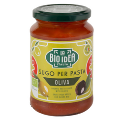 Bio Tomatensauce mit Oliven 340 g – LA BIO IDEA