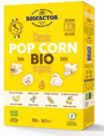 Bio Mikrowellen-Popcorn mit Salz, glutenfrei, 3 x 90 g – Biofactor