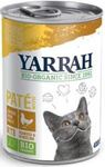 Yarrah Bio Adult Katzenfutter Hühnerpastete mit Spirulina und Algen 400 g