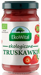 Erdbeermousse ohne Zuckerzusatz BIO 250 g - Ecovital