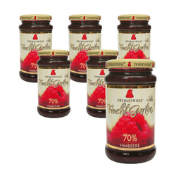 Glutenfreies Himbeermousse (70% Fruchtanteil) BIO 225 g