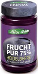 Heidelbeer-Mousse (75% Frucht) BIO 250 g