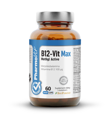 Vitamin B12 Nahrungsergänzungsmittel 60 Kapseln 17,4 g (Clean Label) - Pharmovit