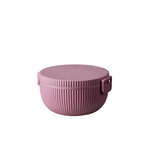 PLA Plastik-Lunchbowl staubig rosa - Chic-Mic-Mic