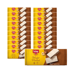 SET 20 x Waffeltasche - Haselnusswaffeln GFree 50 g