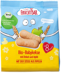 Dinkel-Weizen-Apfelkekse Bio ab 8 Monaten, 100 g – Fruchtbar