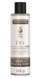 Reinigendes und pflegendes Duschgel für Männer 250 g - Terra Zdrój (Torfserie)