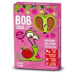Apfel-Himbeere Fruchtrolle ohne Zuckerzusatz, glutenfrei 60 g – Bob Snail – Öko-Snack