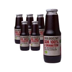 KIT 6 x Granatapfelsaft 100% BIO 1 l