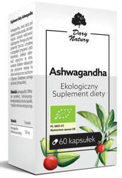 Ashwagandha bio Nahrungsergänzungsmittel 60 Kapseln (520 mg) - Gifts of Nature