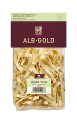 Nudeln (Dinkel-Ei) Band BIO 250 g - Alb-Gold