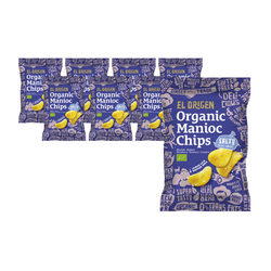 Glutenfreie gesalzene Maniokchips BIO 60 g