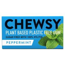 Kaugummi mit Pfefferminzgeschmack und Xylitol 15 g (10 Stück) - chewsy