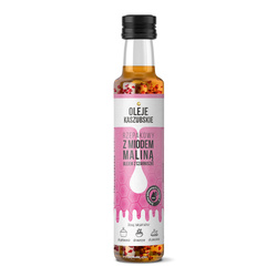 Rapsöl mit Honig, Himbeere und Schwarzkümmelöl 250 ml – Oleje Kaszubskie