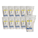 SET 10 x Natürliches Kłodawa grobes Steinsalz 1 kg