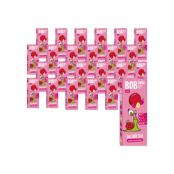 SET 24 x Birne-Himbeere-Rote Beete Snack ohne Zuckerzusatz Bob Snail, 27 g