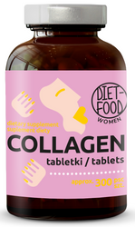 Kollagen (400 mg) Nahrungsergänzungsmittel 300 Tabletten - DIET-FOOD