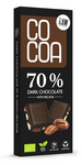 Dunkle Schokolade 70 % mit Pekannüssen Bio 40 g – Cocoa