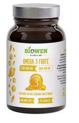 Omega 3 forte Nahrungsergänzungsmittel 90 Kapseln - HEMPKING (Biowen)