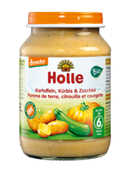 Glutenfreies Kürbis - Zucchini - Kartoffelgericht ab 6 Monaten Demeter BIO 190 g (Glas) - Holle