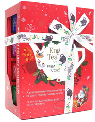English Tea Shop Weihnachtstee-Set Holiday Red Bio, 12 Pyramidenbeutel, 24 g